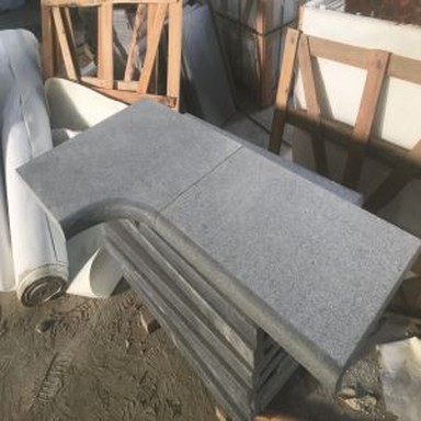 G654 Ciemny granit basen coping
