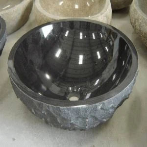 Zlew z czarnego granitu Shanxi