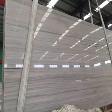 Biały drewniany marmur