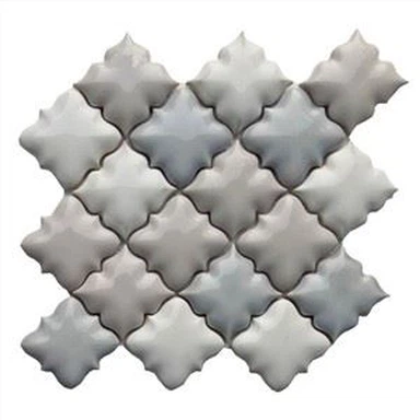 Backsplash z glazurowanej porcelany